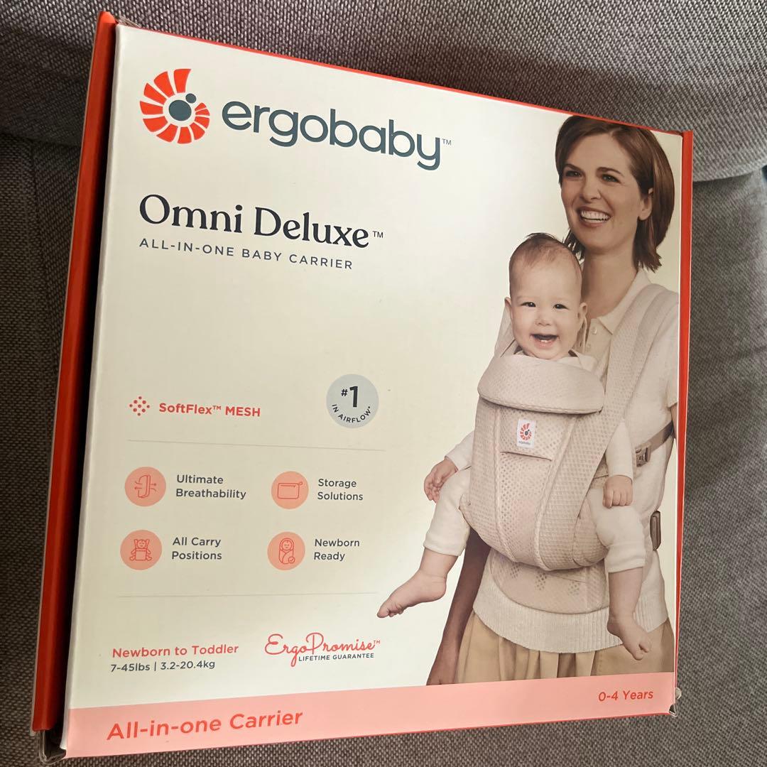 エルゴベビー　オムニデラックス　ergobaby Omni Deluxeベージュ 楽天市場】【公式】 エルゴベビー オムニ デラックス 抱っこ紐 新生児