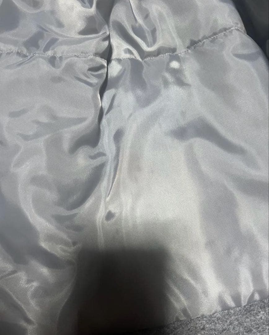 S様 ヌル null. フラワースリーブ ショート ジャケット グレー コート