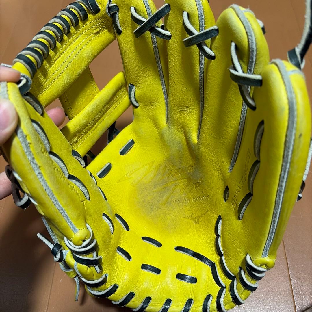 ミズノプロ軟式5DNA イエロー内野用 フランクリン手袋 値下げ可 - メルカリ