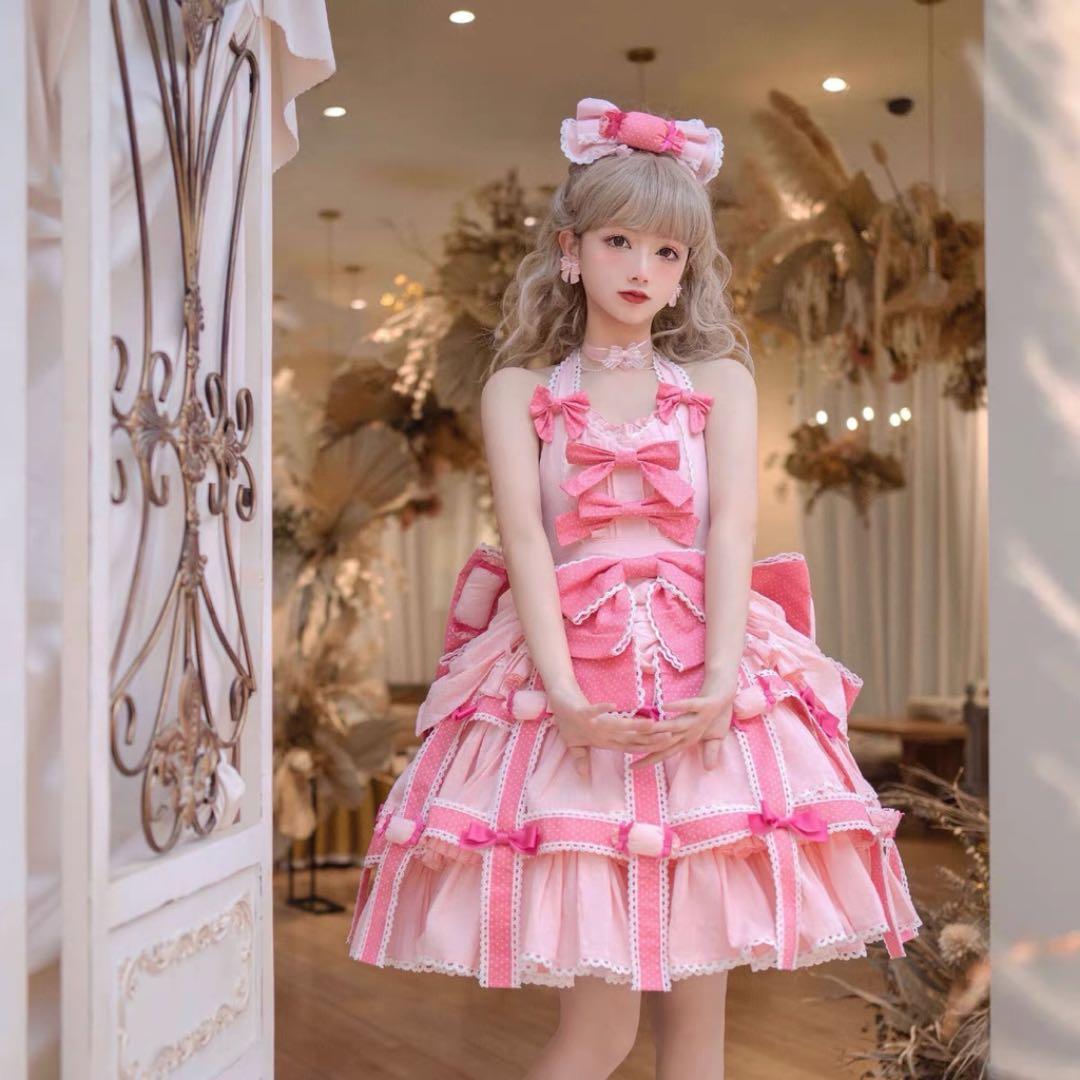 ロリータ ロリィタ JSK 甘ロリ 鳥籠 ワンピース 新品 - メルカリ