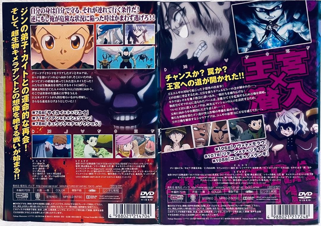 ハンターハンター キメラアント編 【全20巻】 レンタル版DVD 全巻