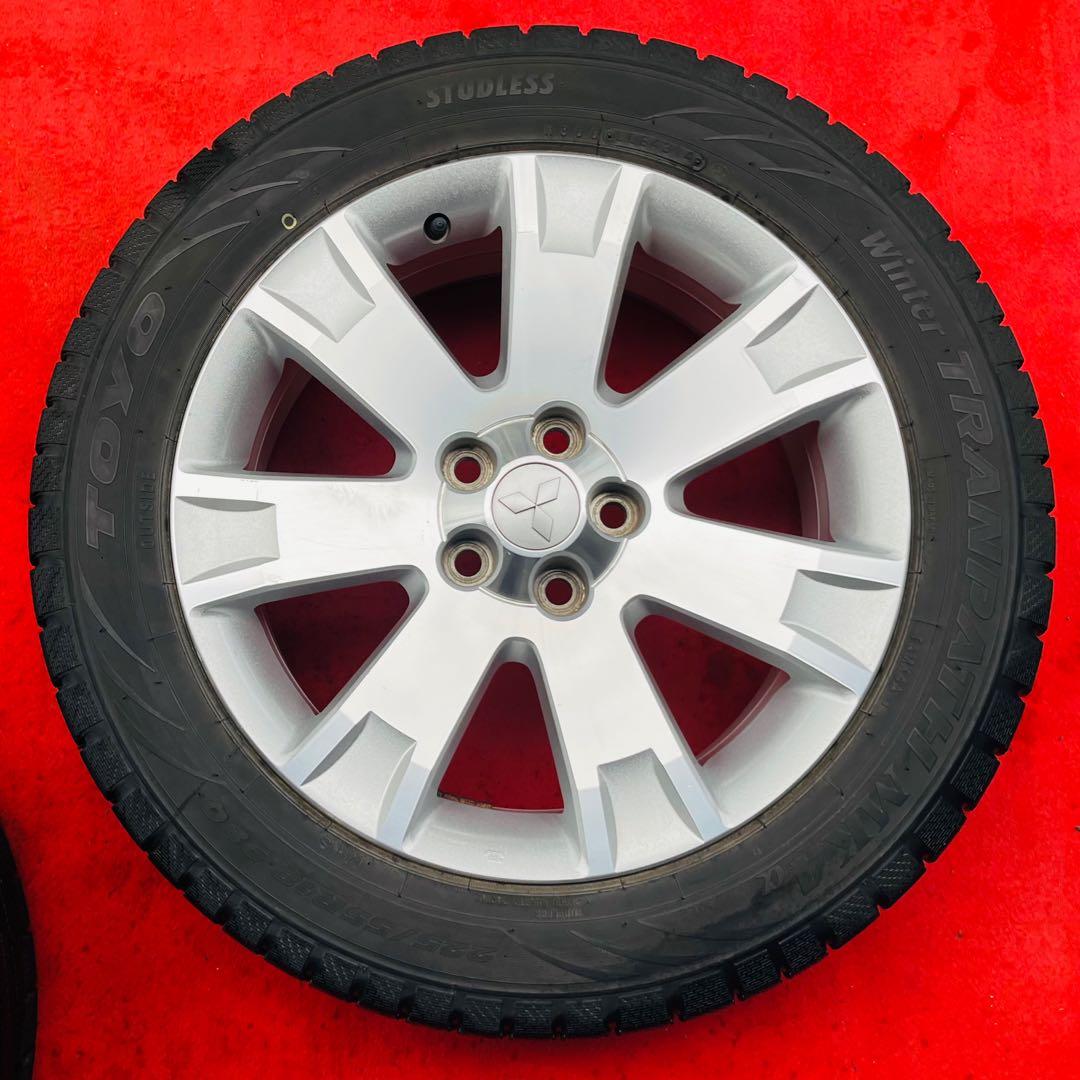 70%溝有。ENKEI製。三菱デリカD5 純正18インチ×7J＋38 - メルカリ