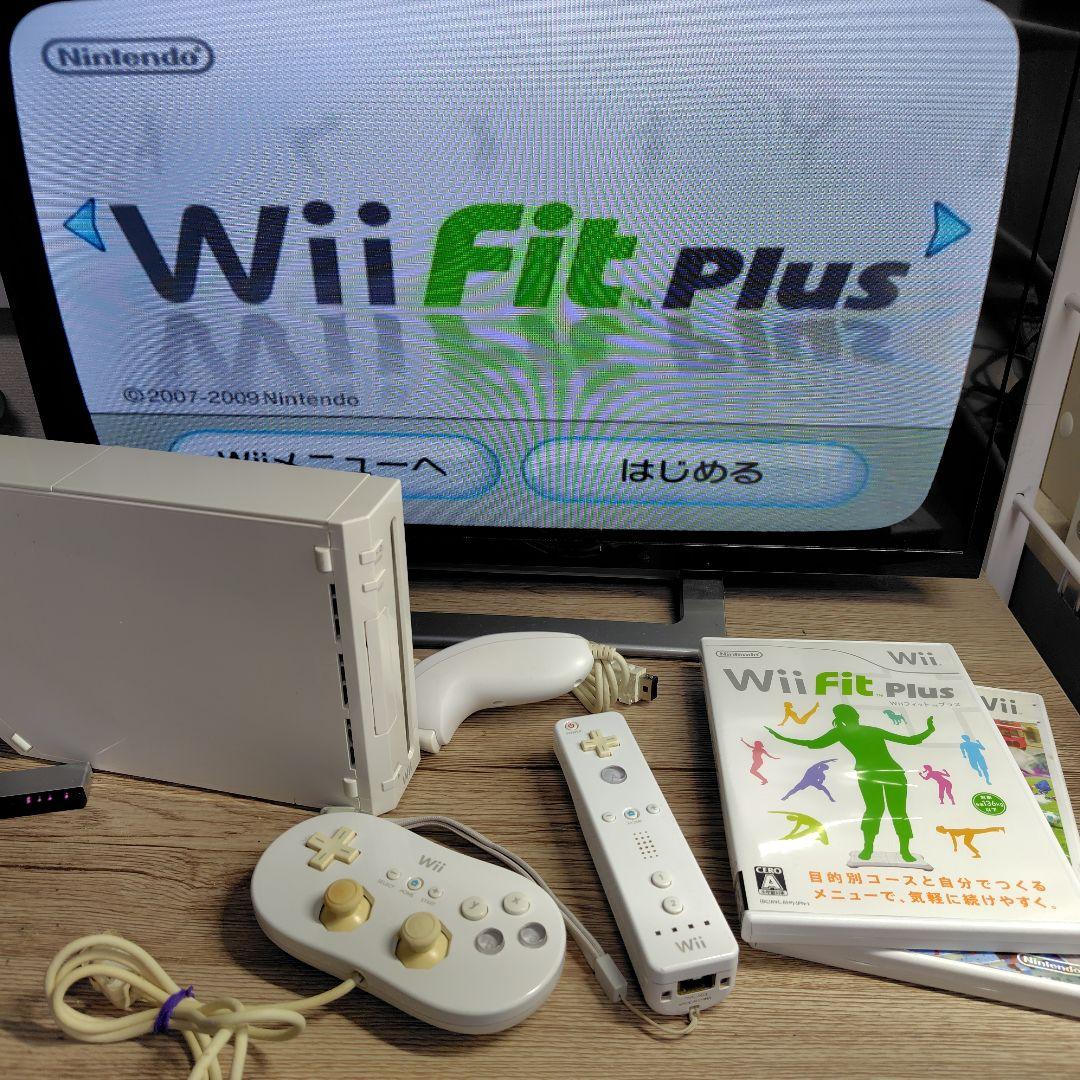 動作確認済】wii 本体 一式 ソフト セット ② - メルカリ