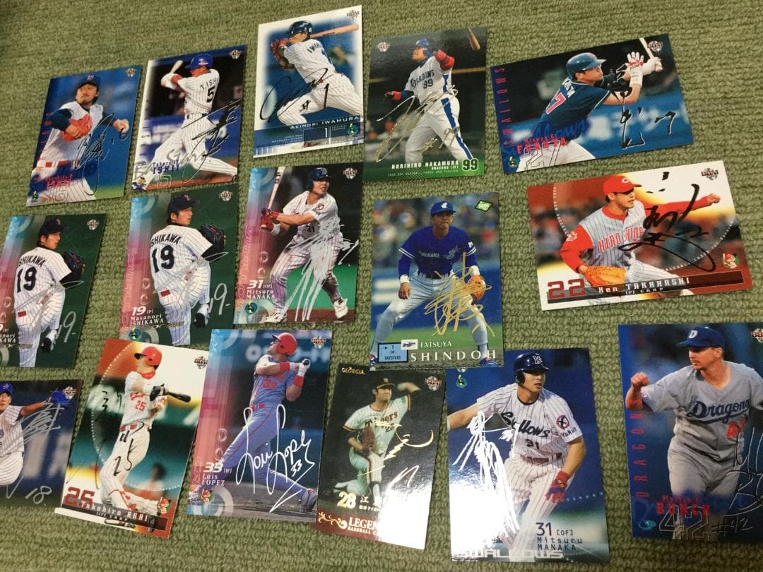 プロ野球　選手サインカード　大量セット m37750563988_1.jpg?1730347202