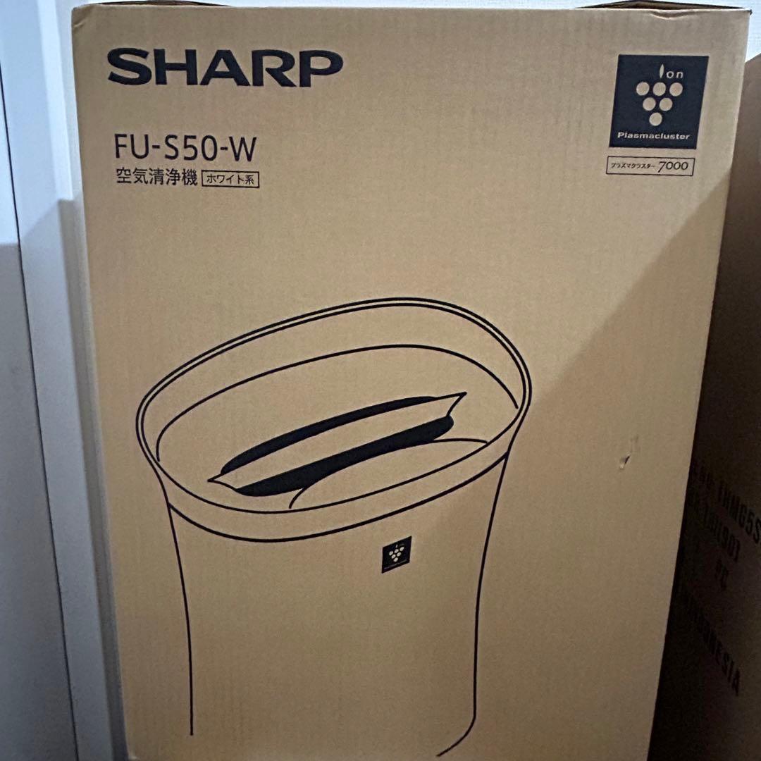 シャープ 空気清浄機 FU-S50-W SHARP（シャープ） 空気清浄機 FU-S50-W プラズマクラスター7000 SHARP