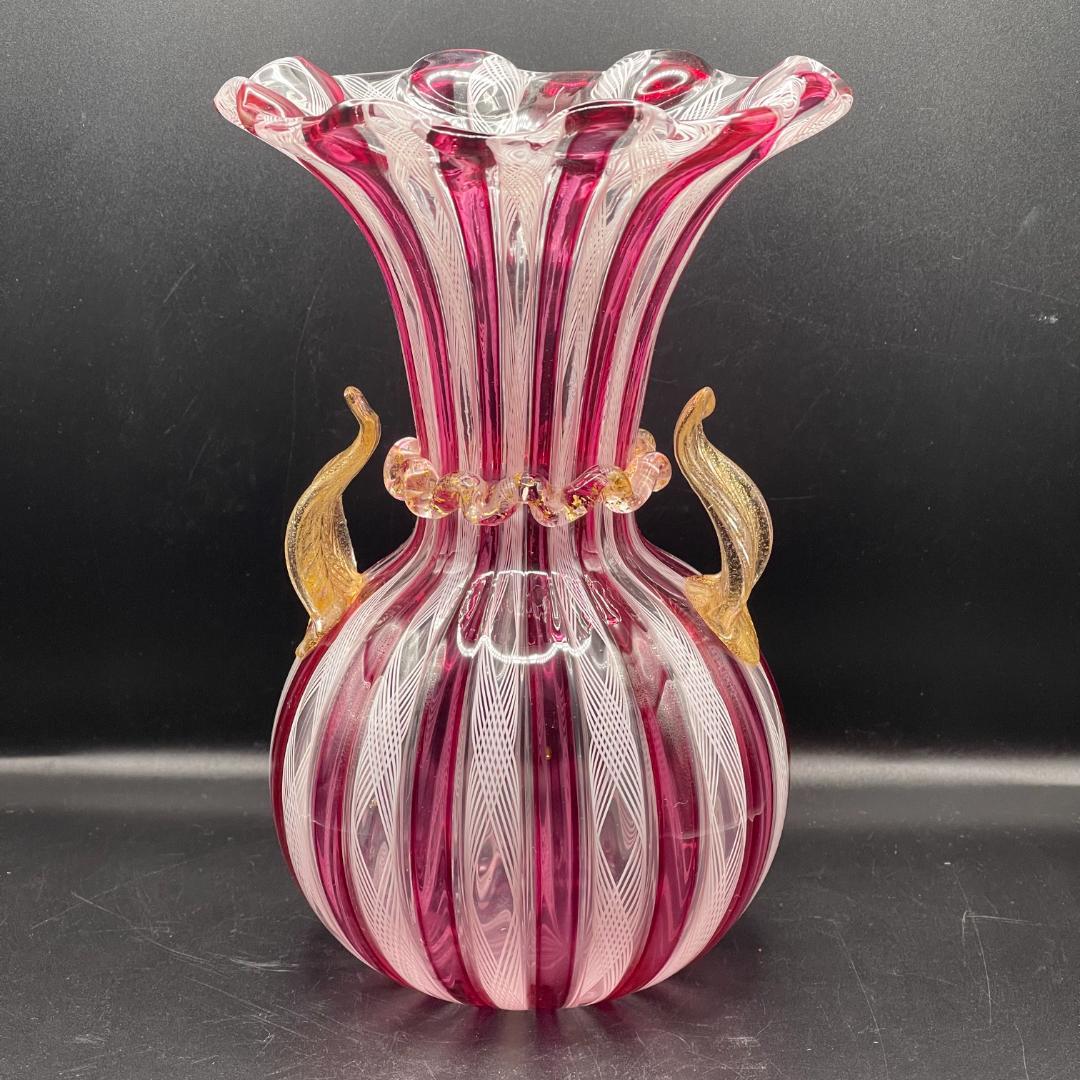 MURANO ムラーノ ベネチアンガラス 約20cmフラワーベース 花瓶 ピンク 楽天市場】花瓶 ガラス ベネチアンガラス ベネチアングラス ムラーノ