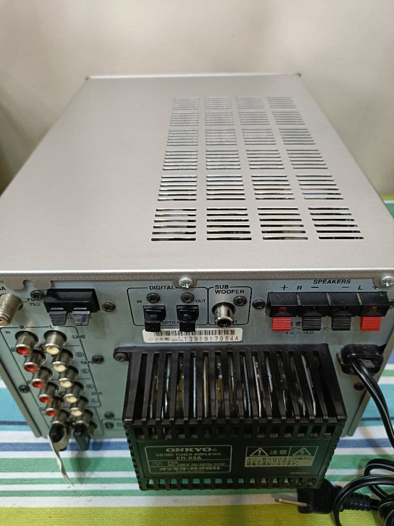 ONKYO FR-X9A CD,MD,FM/AM 整備済完動品 リモコン付 - メルカリ