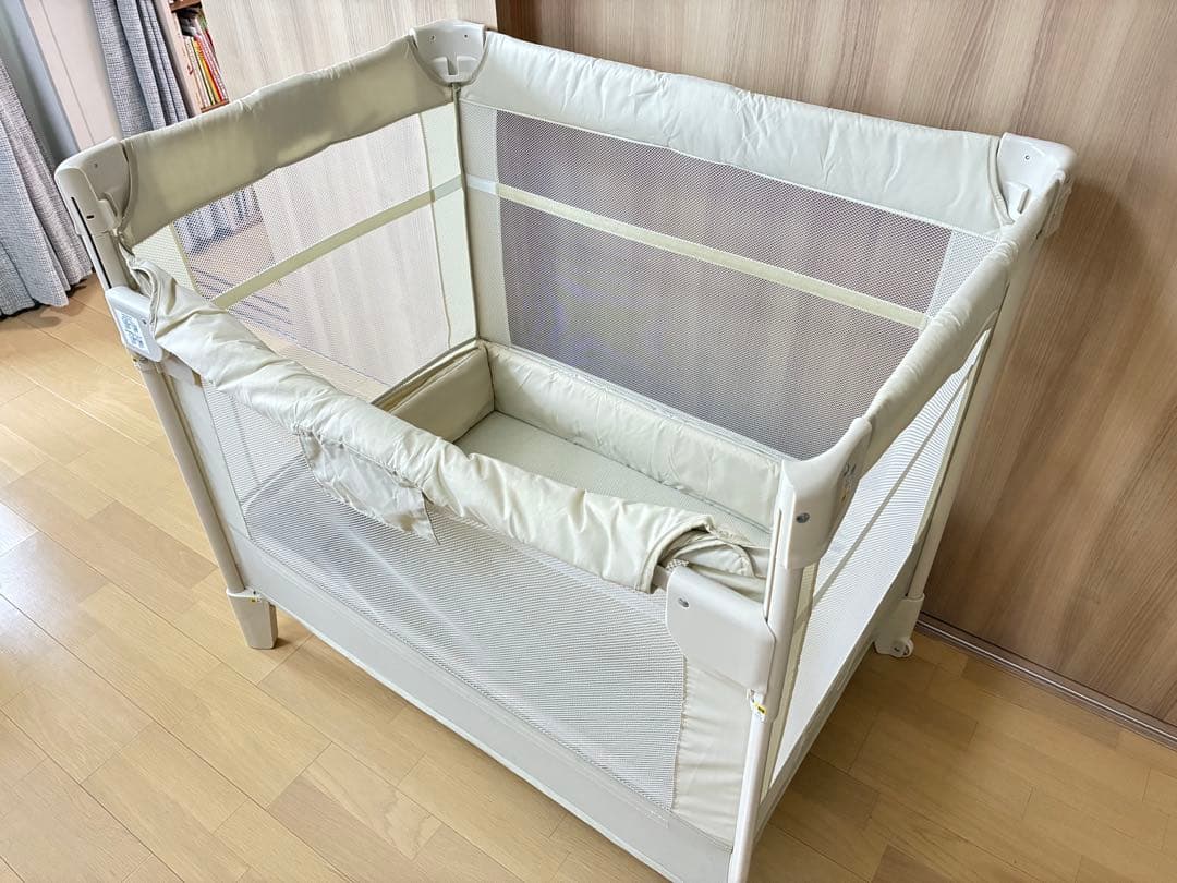 ☆Aprica ココネル エアー ミルク ホワイト 取扱説明書・専用箱あり