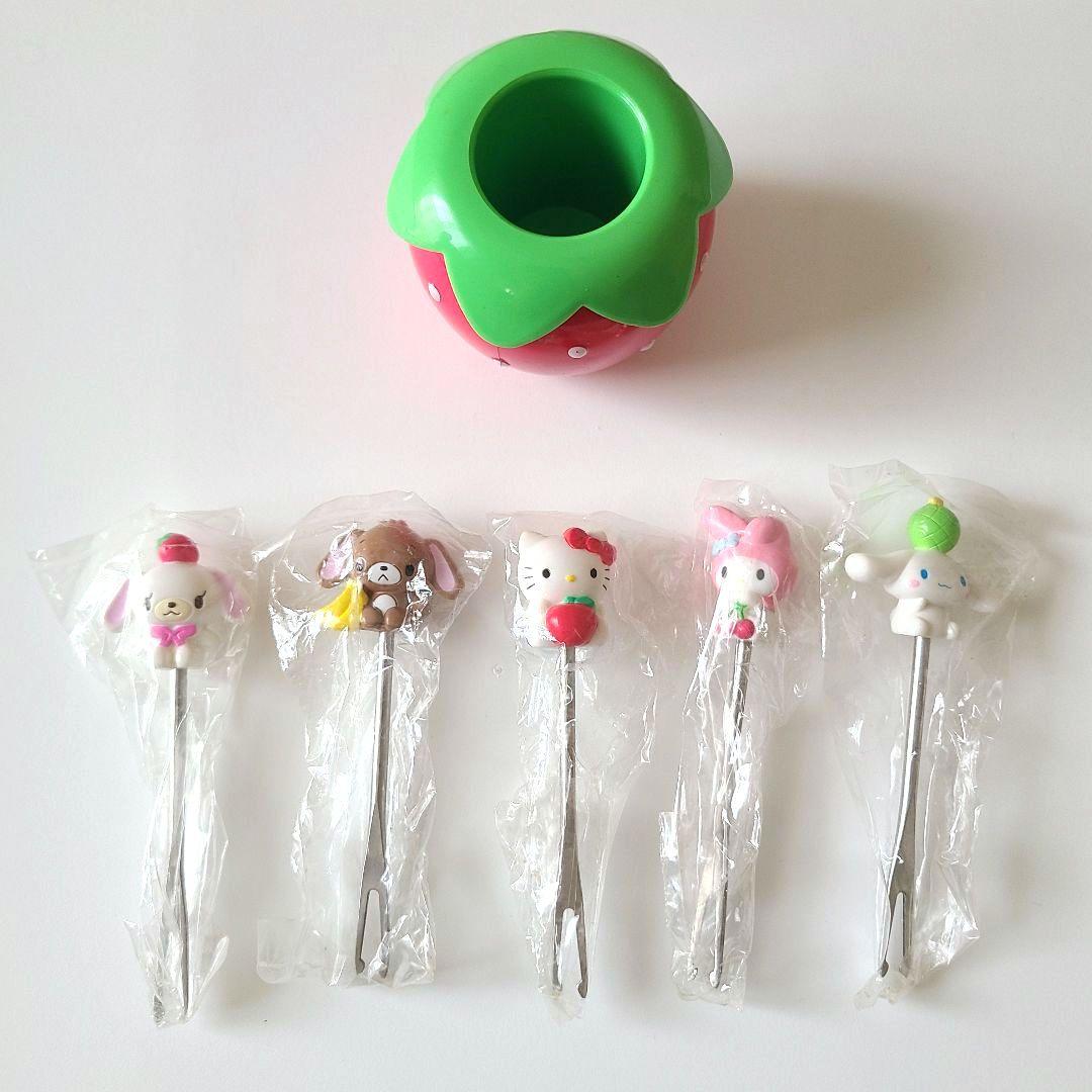 新品】サンリオ フルーツピック いちご キティ 非売品 景品 - メルカリ