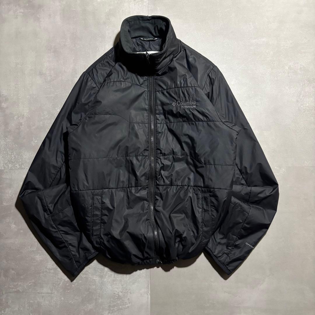 00s コロンビア Colombia パフジャケット シェルドシンチラ 型 黒