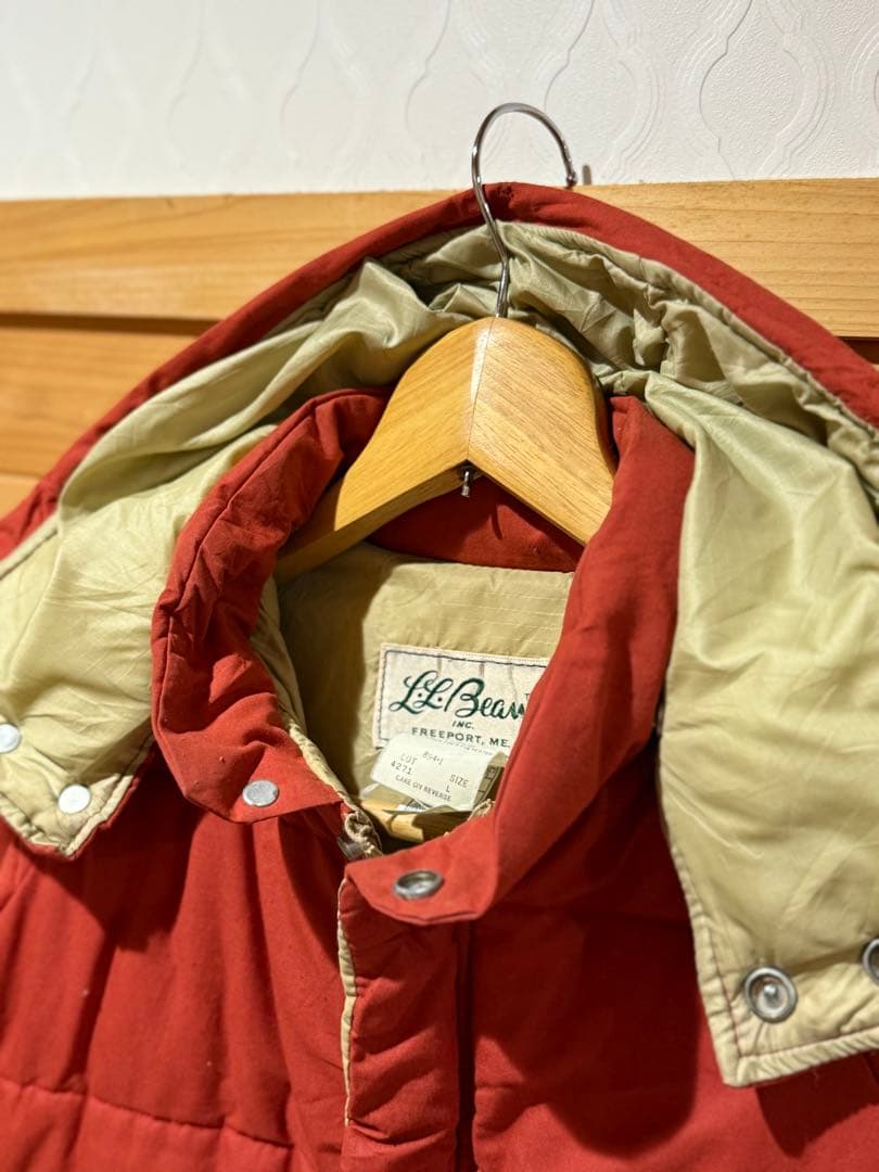 L.L.Bean エルエルビーン　ダウンジャケット　筆記体タグ　60s 70s