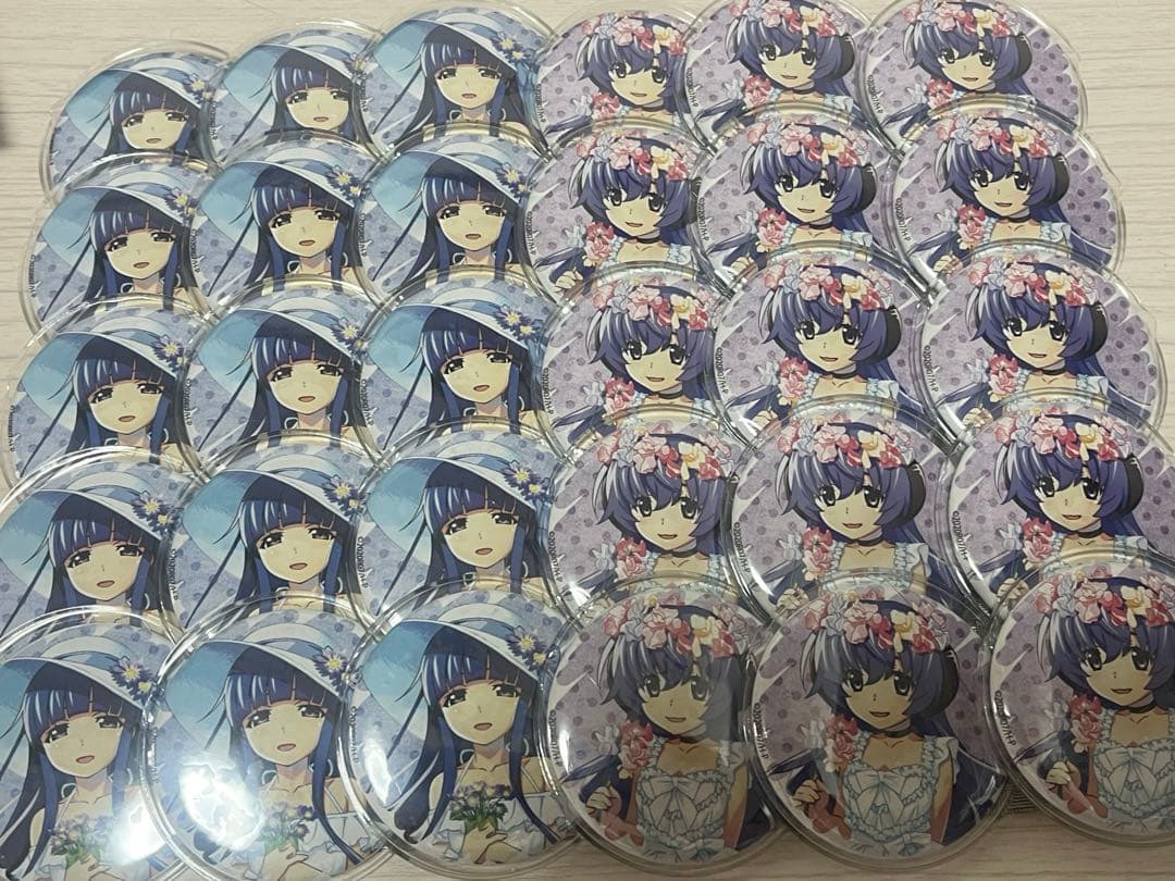 ひぐらしのなく頃に Webくじ 古手梨花 羽入 缶バッジ - メルカリ