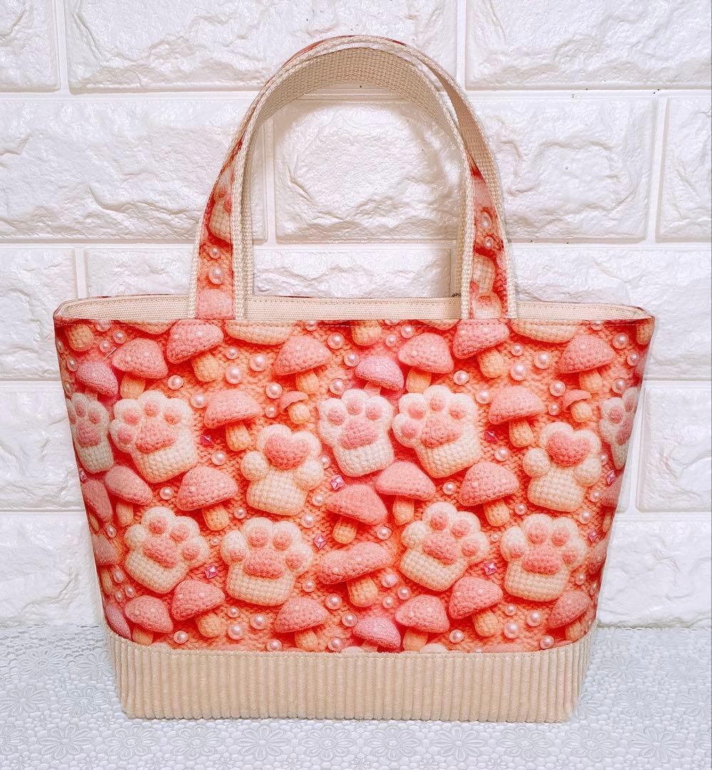 ミニトートバッグ＆トート風ミニポーチ＆まぁるい巾着♡コヤンイサム