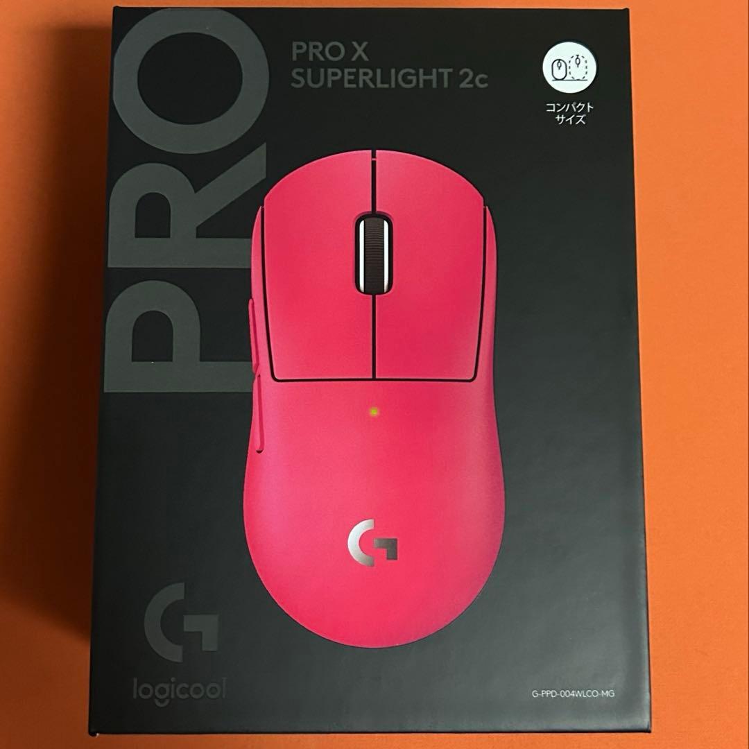 Logicool g pro x superlight 2c マゼンタ Logitech PRO X SUPERLIGHT 2c LIGHTSPEED Lightweight Compact