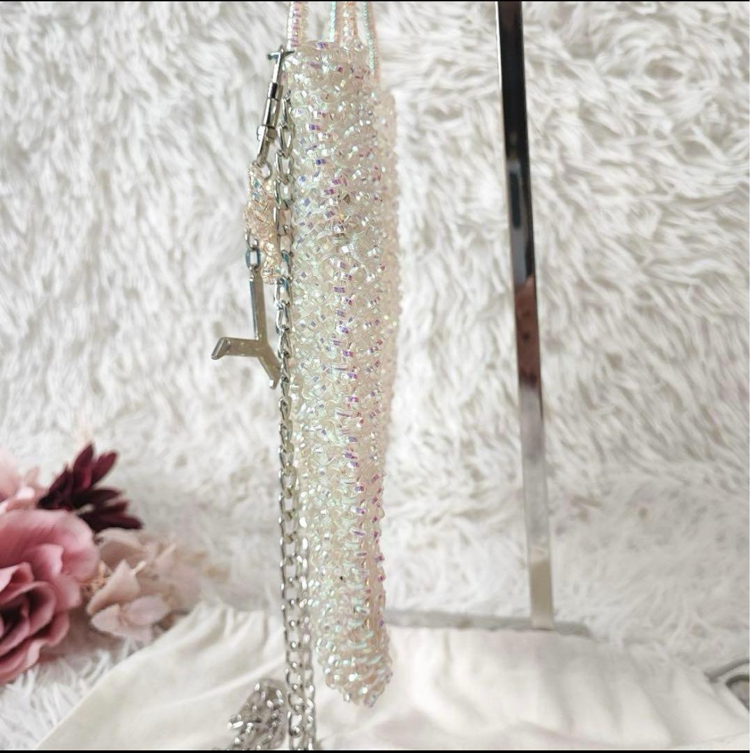 アンテプリマ ステッラホワイト スクエア ミディアム ショルダー