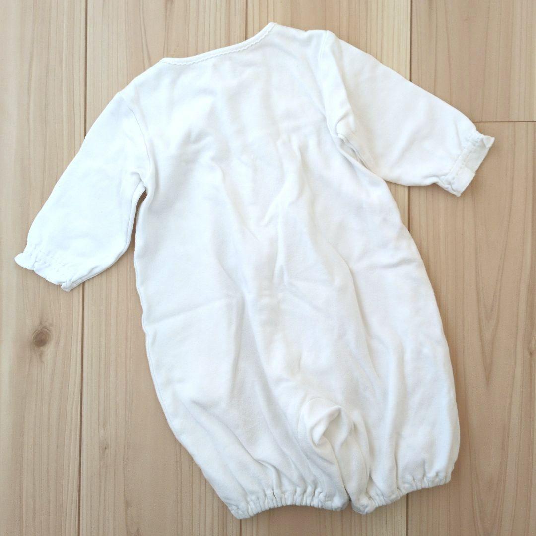 良品販売】ファミリア ホワイトロンパース 50-60 - メルカリ