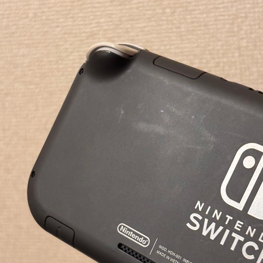 Nintendo Switch Lite グレー 充電器付き - メルカリ