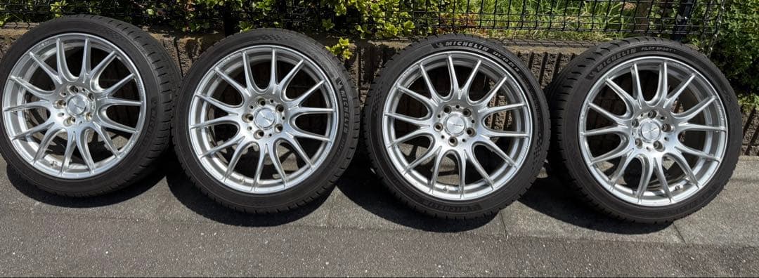 ⭐︎Ty88⭐︎ タイヤホイール 4本セット タイヤホイール 4本セット Rayone Racing 5008GM 18インチ 9.5J/10.5J