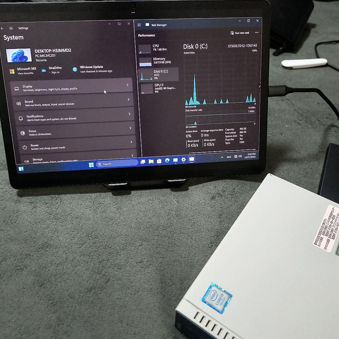 ツ*ル様 NEC Mini PC Mate i3 8GB/500GB HDD 省 - メルカリ