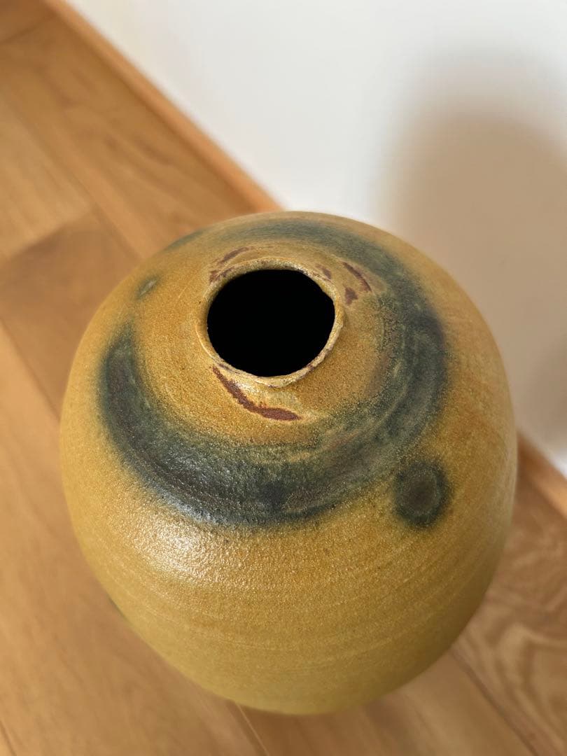 黄瀬戸 花入 林恭助 - メルカリ