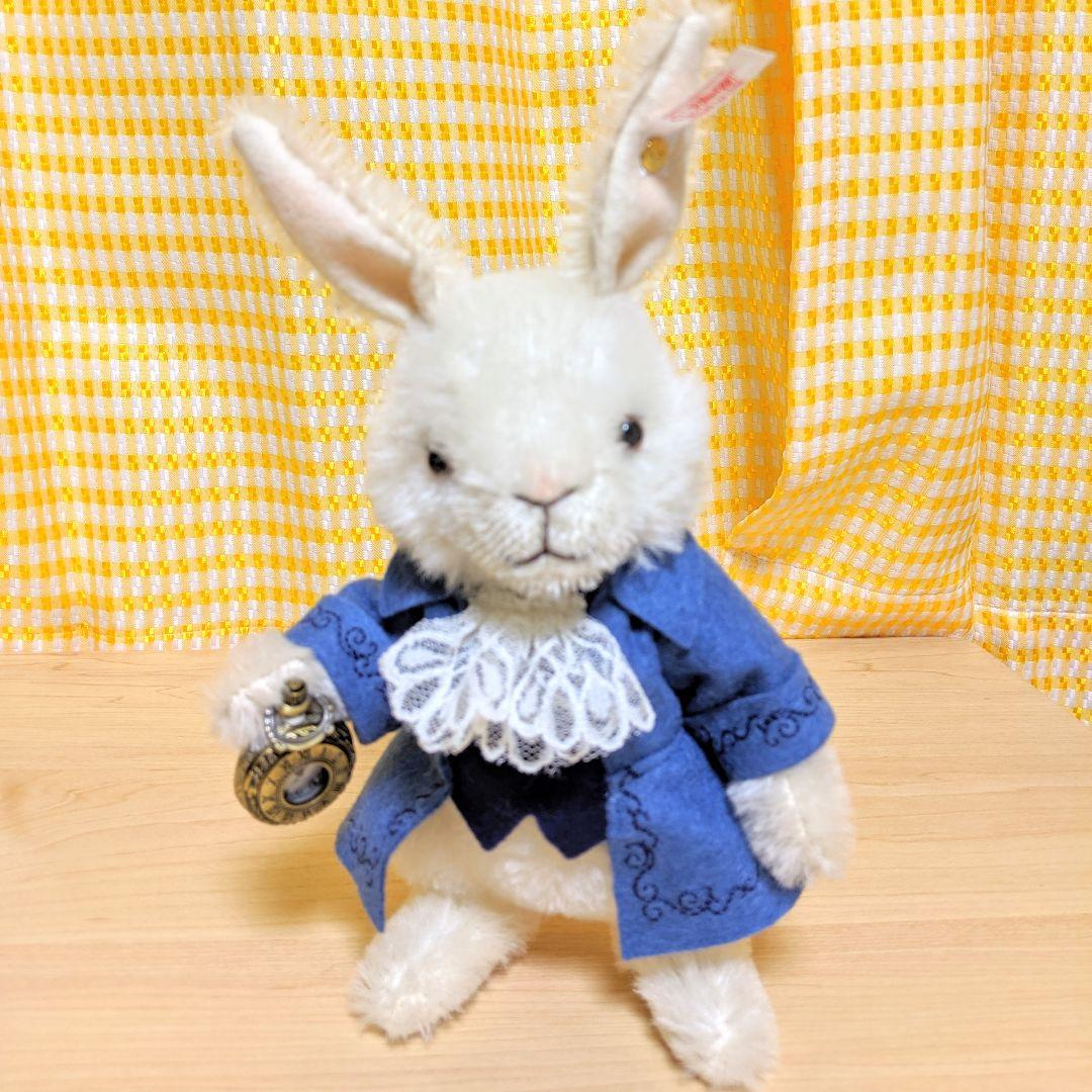 シュタイフ【steiff】ウサギのヴィンセント 不思議の国のアリス - メルカリ