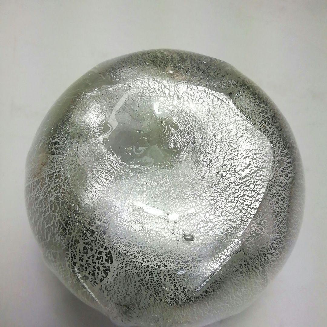 S714 茶入 『銀彩硝子 茶入』『伊藤直仁』 共箱 茶道具 - karlan