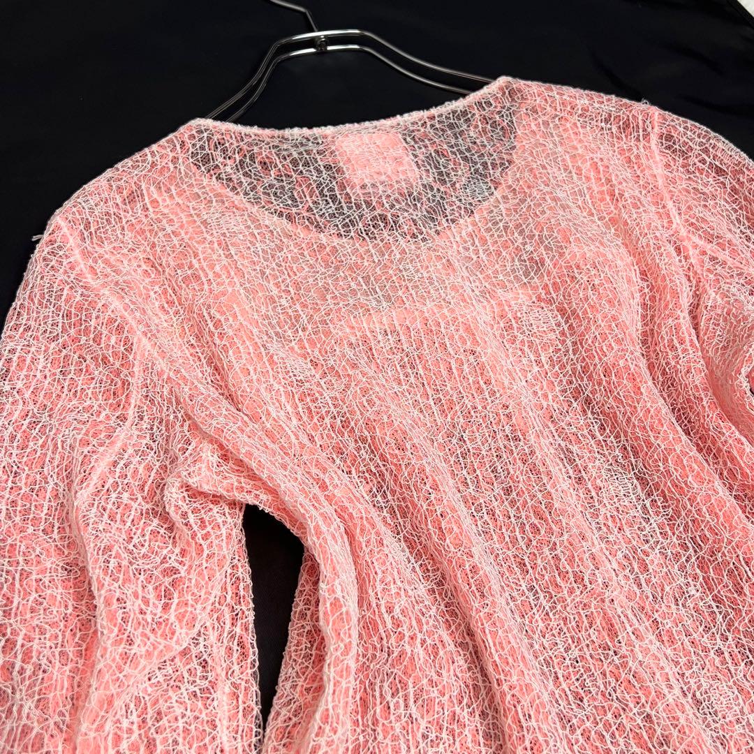 ココボタン✨ CHANEL シャネル 総レースシアーシャツブラウス リボン