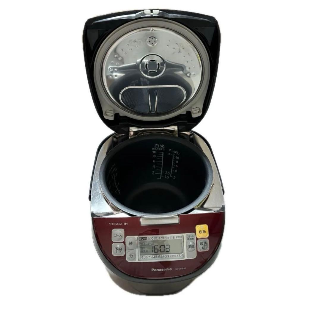 Panasonic炊飯器 Steam-IH 一升(10合)だきSR-SY185J - メルカリ