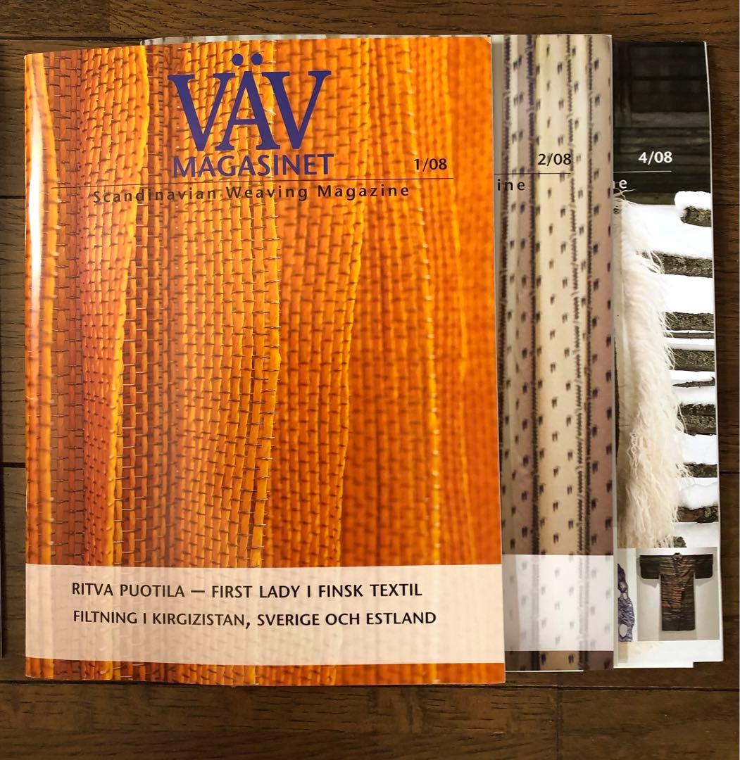VÄV MAGASINET ￼￼スウェーデンの織物雑誌 2004年-2009年 - メルカリ