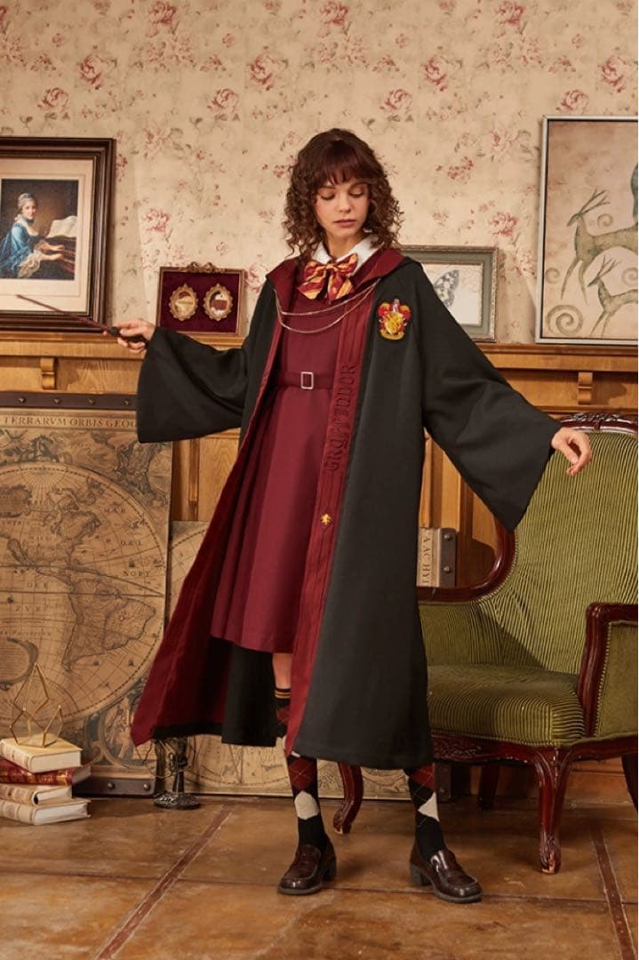 ハリーポッター ローブ 刺繍入り ユニバ USJ kyouko スリザリン - メルカリ