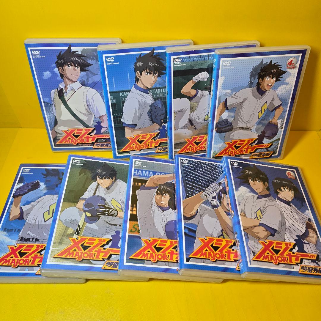 新品ケース交換済み　メジャー1期～6期+セカンド+劇場版　DVD全74巻セット