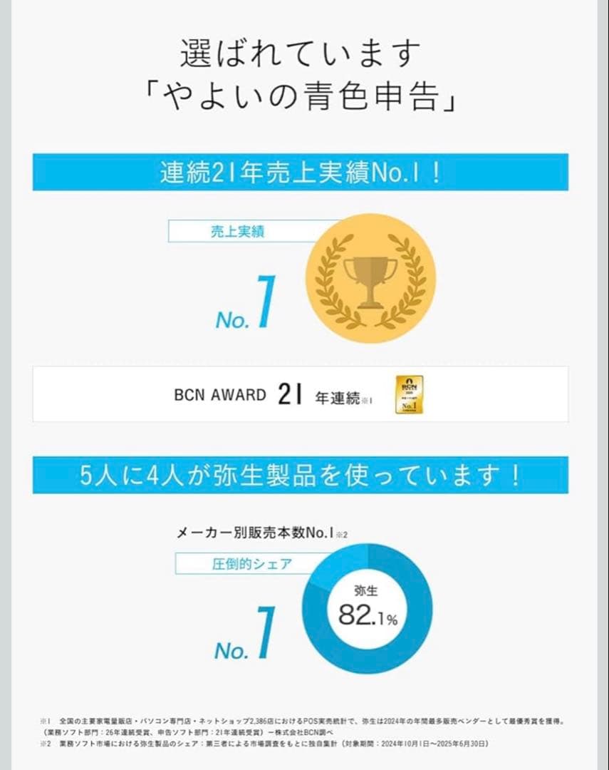 弥生会計 ソフト やよいの青色申告 26 パッケージ版 令和7年分確定申告