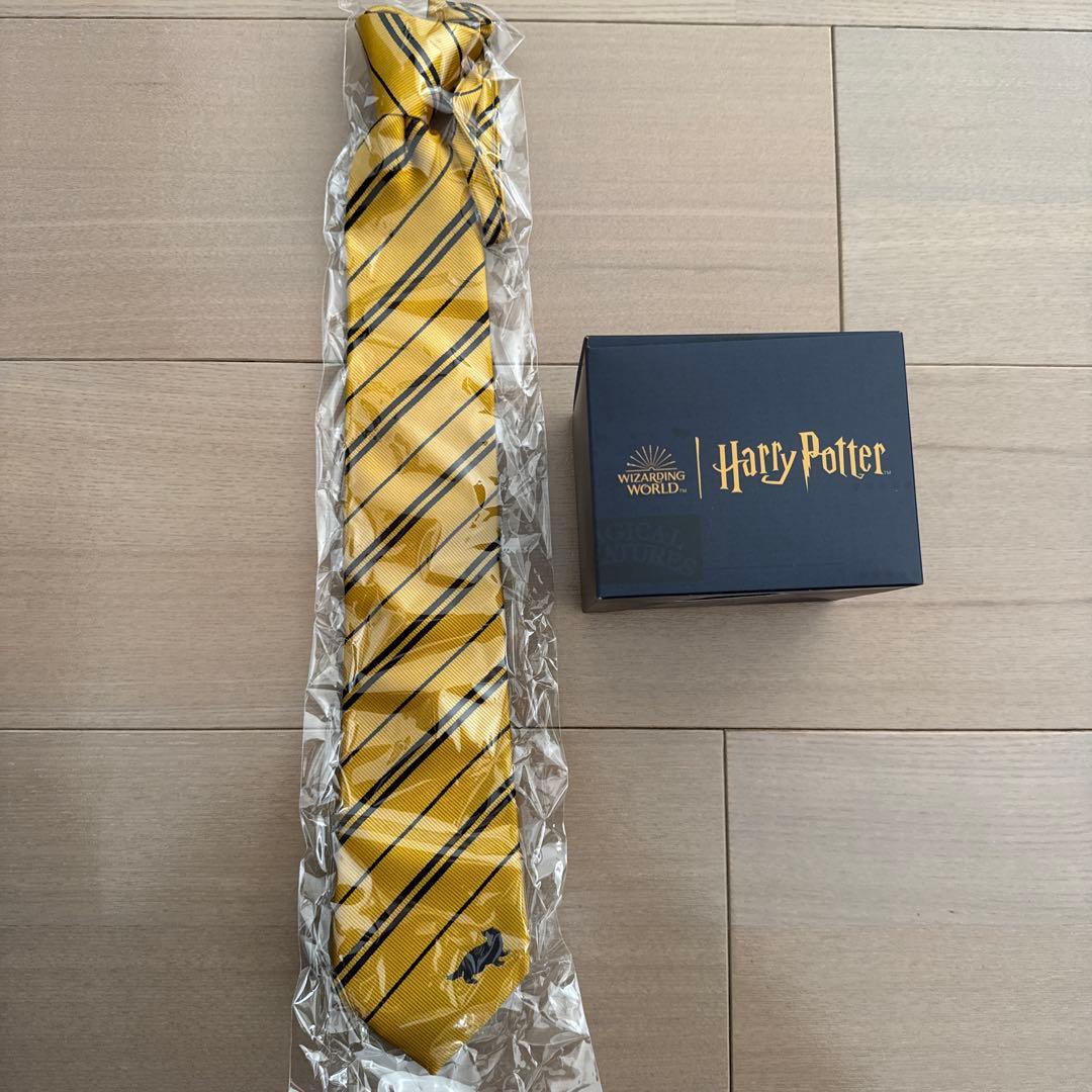 3点】マホウドコロ プレミアム ローブ ネクタイ マフラー ハッフルパフ