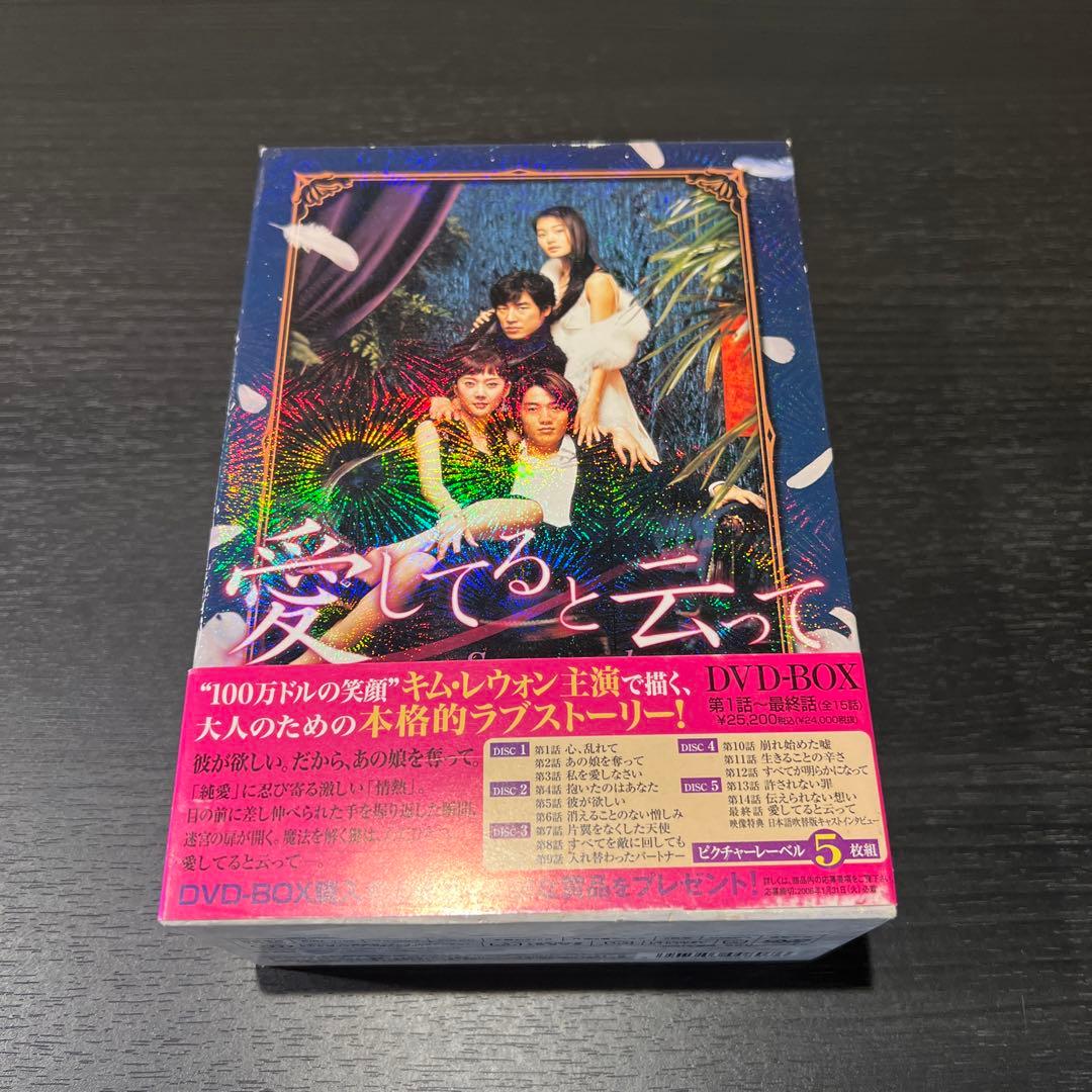 入手困難！愛してると云って DVD-BOX〈5枚組〉