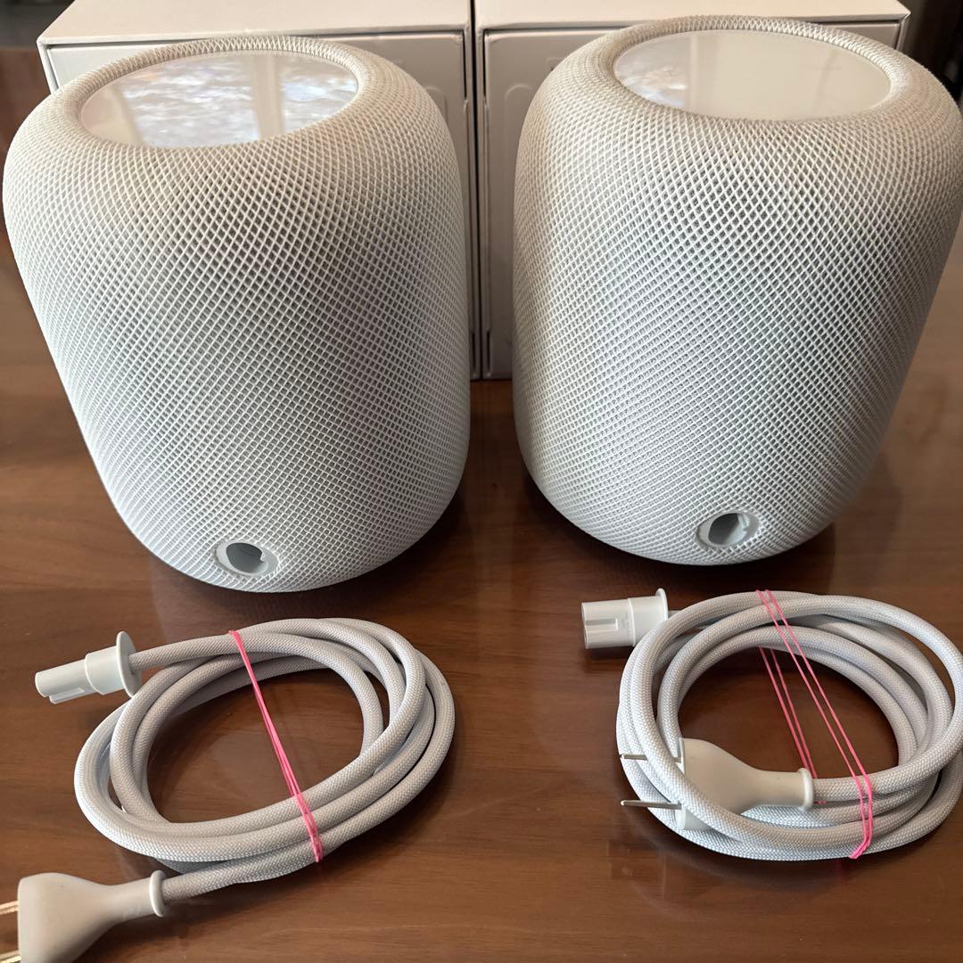 中古 Apple HomePod 第二世代 ホワイト 2台セット 中古 Apple Pod 第二世代