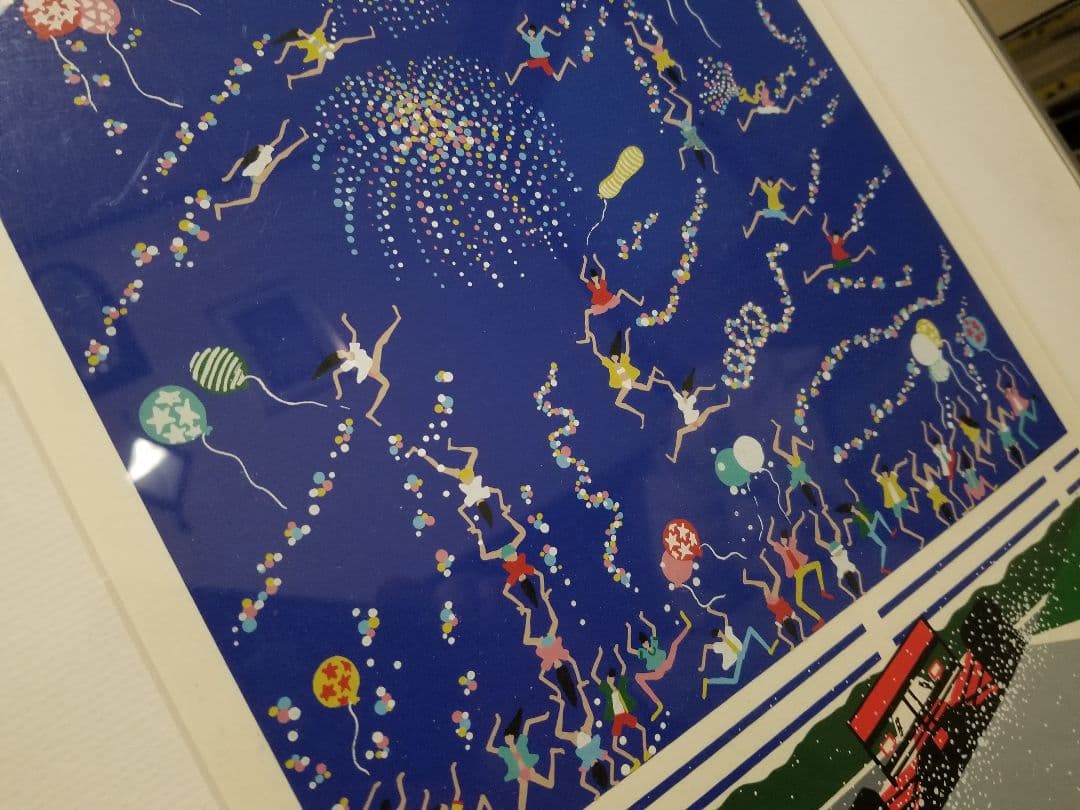 角谷泰人 シルク版画「グランプリドリーム」F1・シート・直筆サイン