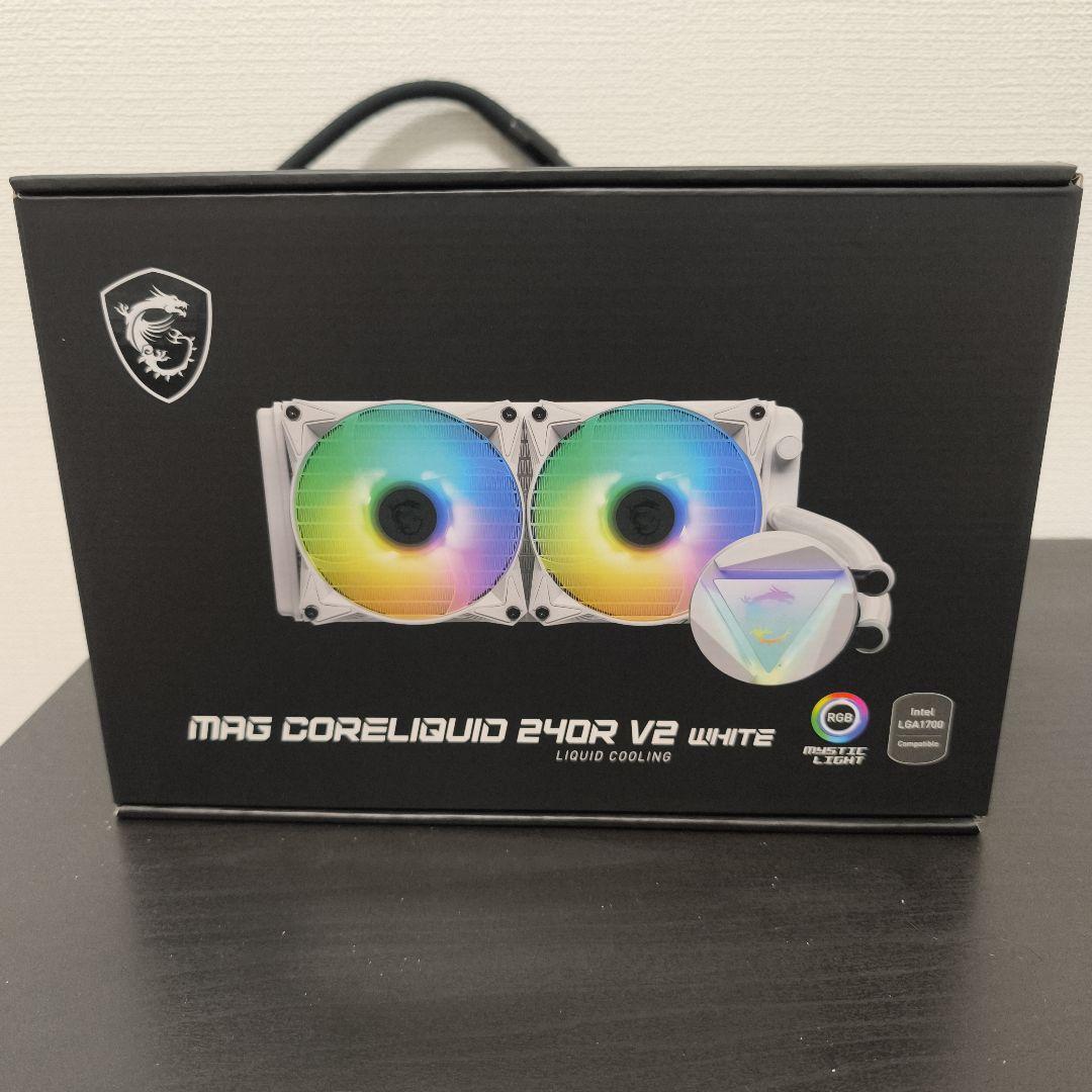 PC用ファン・クーラー MSI MAG CORELIQUID 240R V2 WHITE MSI MAG Coreliquid 240R V2 White CPU Liquid Cooler Review
