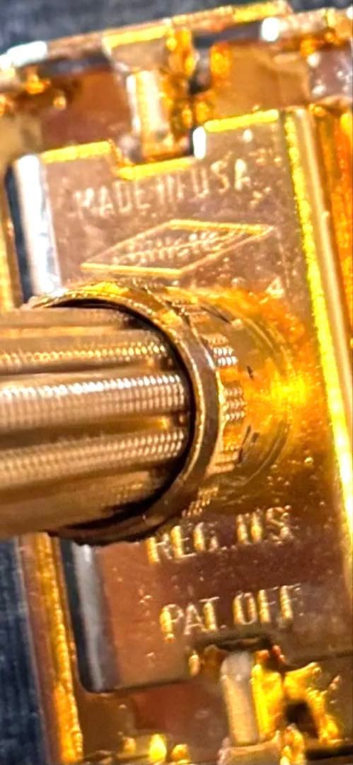 ジレット エグゼクティブ ファットボーイ ゴールド （調整式両刃カミソリ）