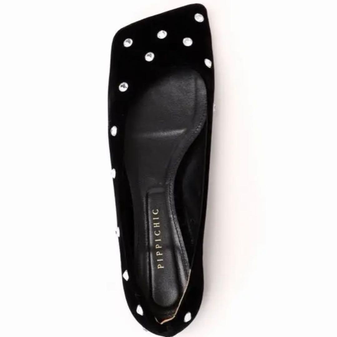 PIPPICHIC LINDA DIAMOND8 ビジューフラットシューズ - メルカリ