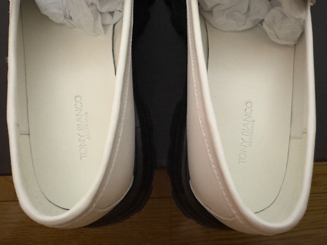 TONY BIANCO AXELL LOAFER ホワイト 8サイズ 靴