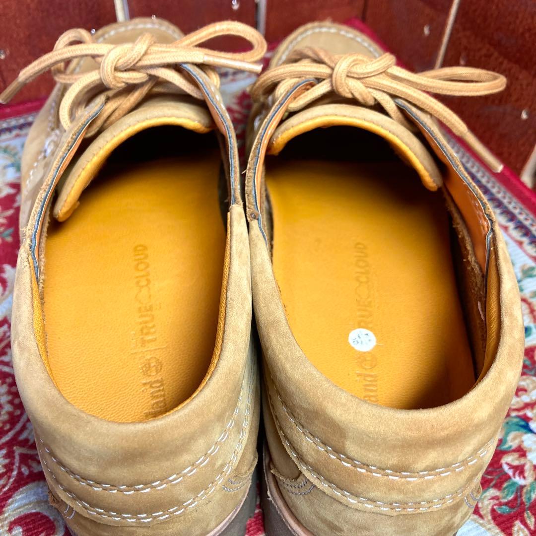 [美品]timberland 3eye モカシン　キャメル　27.5cm