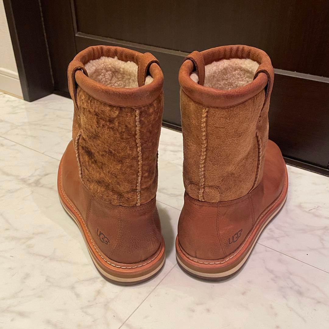 美品】UGG アグ BURKERT バーカート ムートンブーツ チェスナット