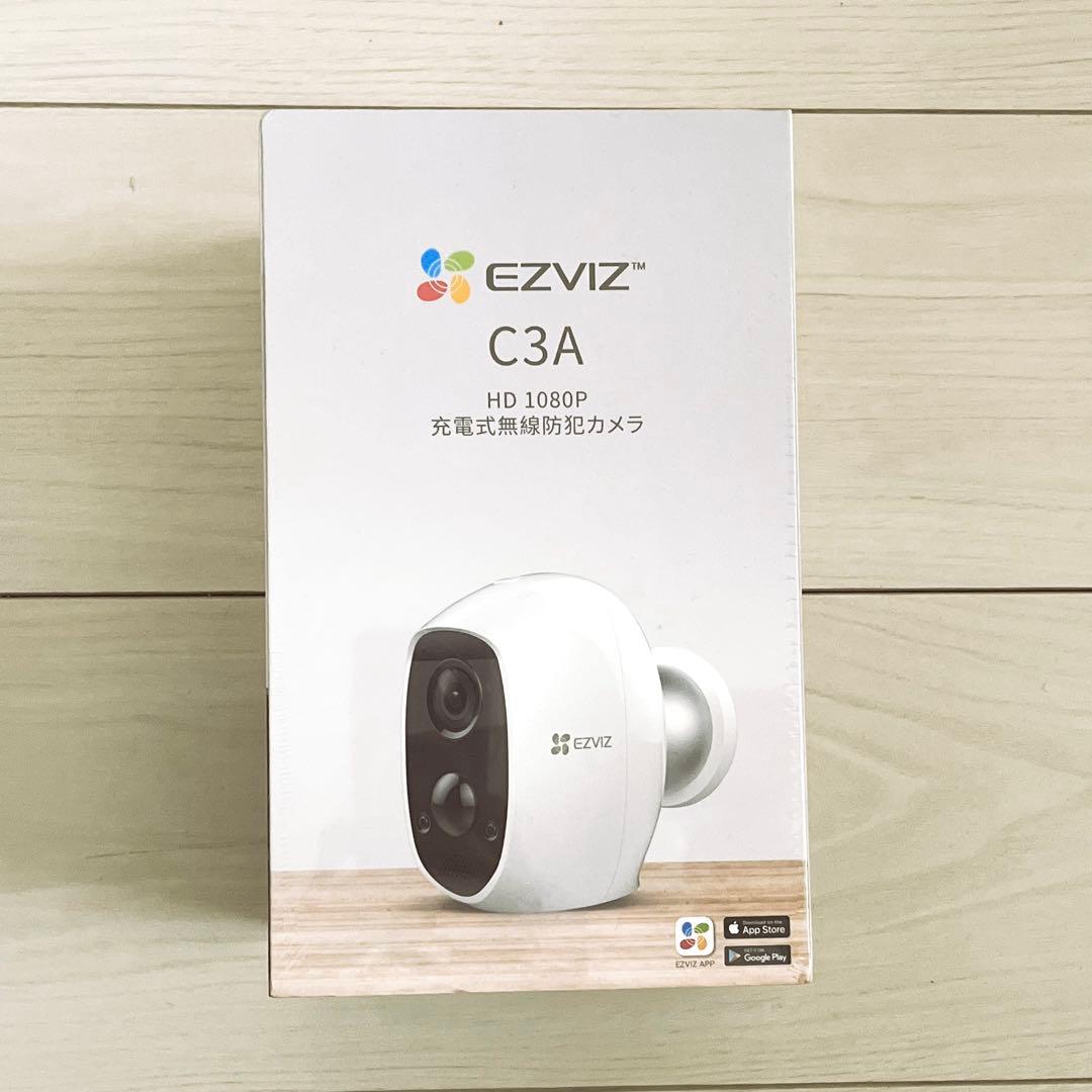 EZVIZ 防犯カメラ　C3A 【野外・室内対応】 EZVIZ C3A / 265万画素対応 完全ワイヤレスバッテリーカメラ