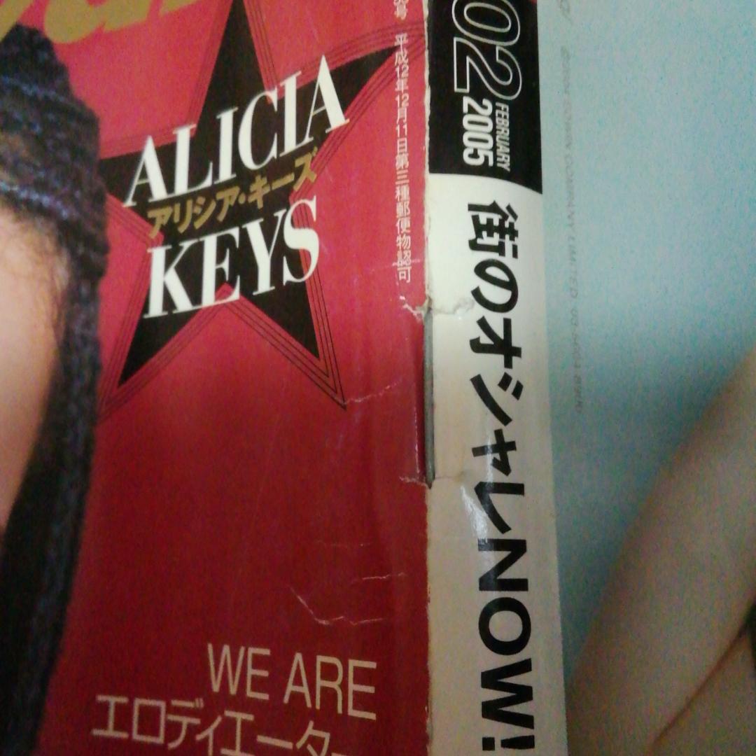 雑誌アリシア・キーズ2005年2月号S cawaiiエスカワイイ