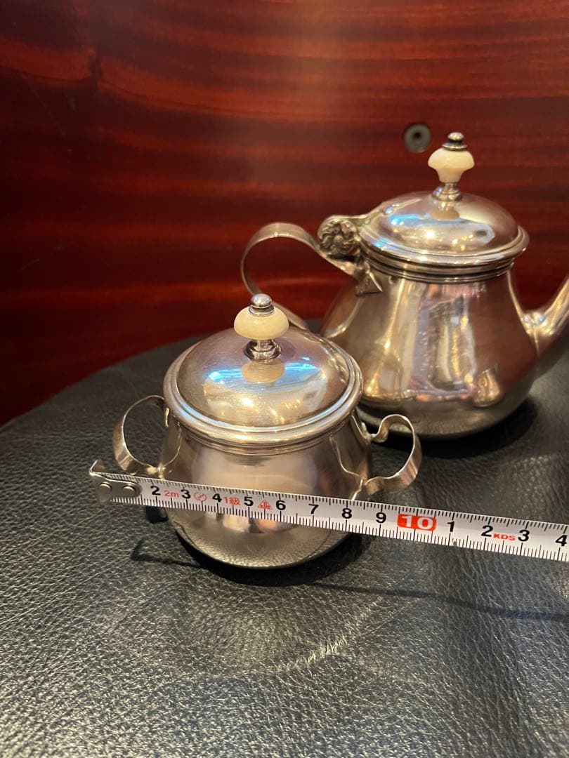 ピュイフォルカ 純銀製 ティーポット 3点セット アンティーク - メルカリ