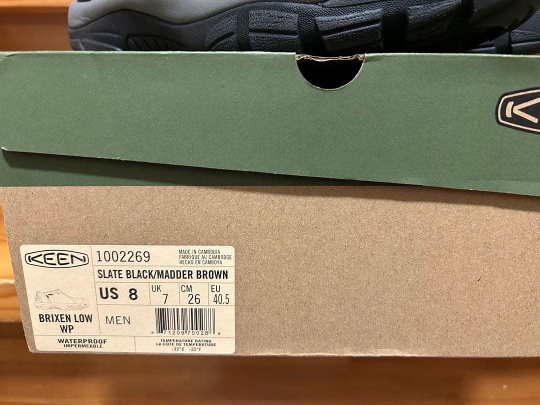l*h様 キーン メンズ ブリクセン II ロー 防水ウィンターブーツ26.0
