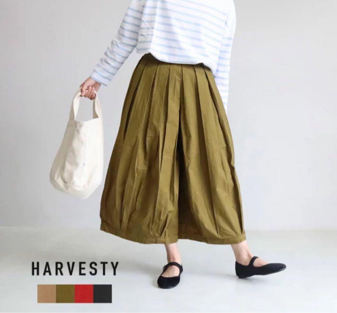 HARVESTY ハーベスティ 40コーマ糸ツイルサーカスキュロットパンツ