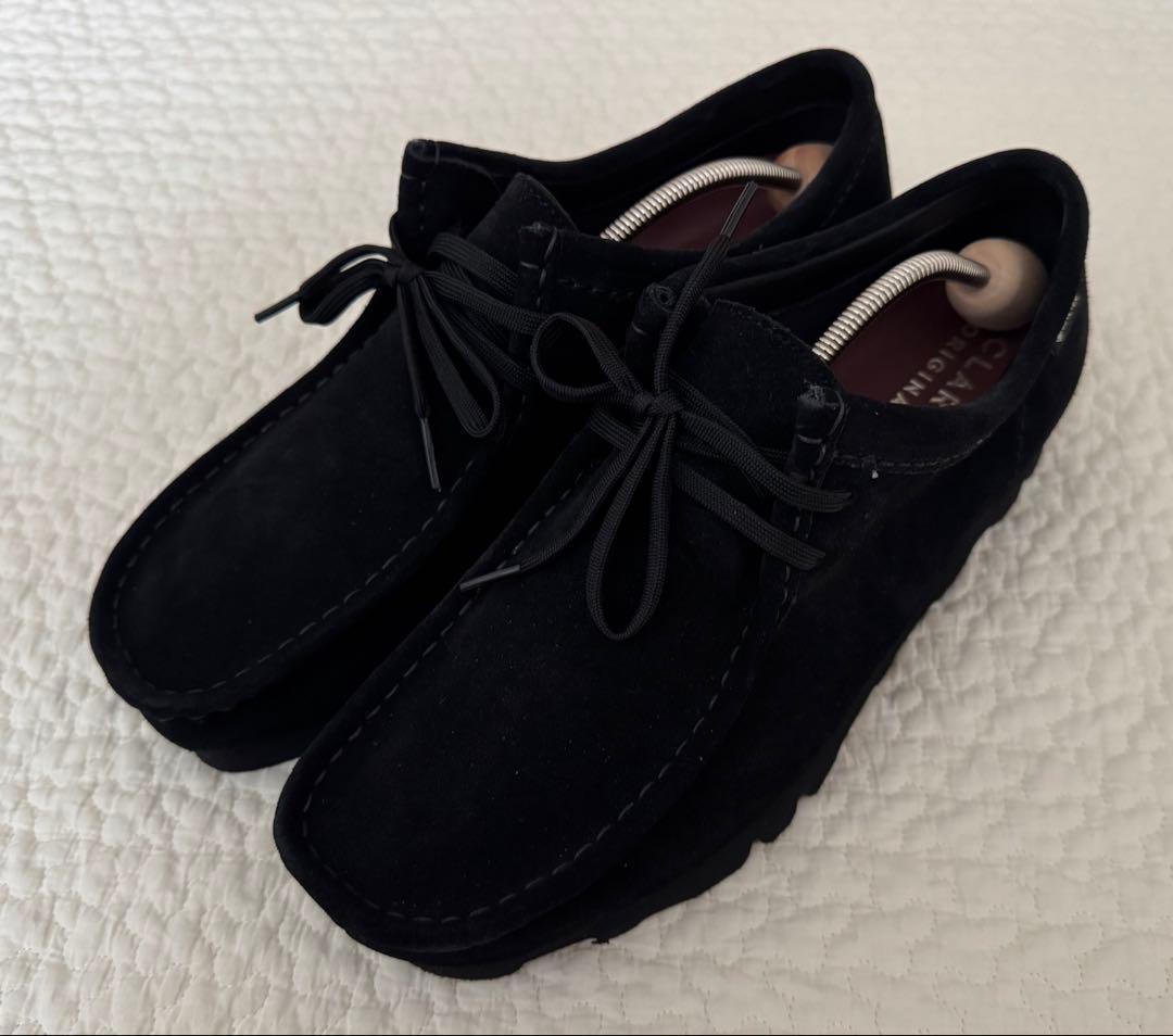 極美品　CLARKS WALLABEE GORE-TEX 42 26.5cm