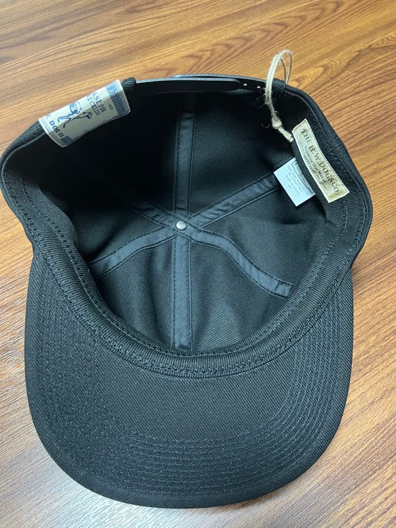 ジェシー様　H.W.DOG & CO. ブラックワークキャップ サイズ40