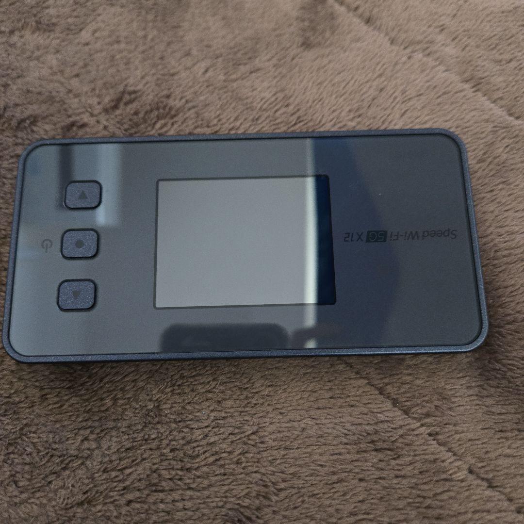 ポケットwifi本体　SpeedWi-Fi 5G X12　ブラック 5G X12 Speed Wi-Fi│【公式】VisionWiMAX